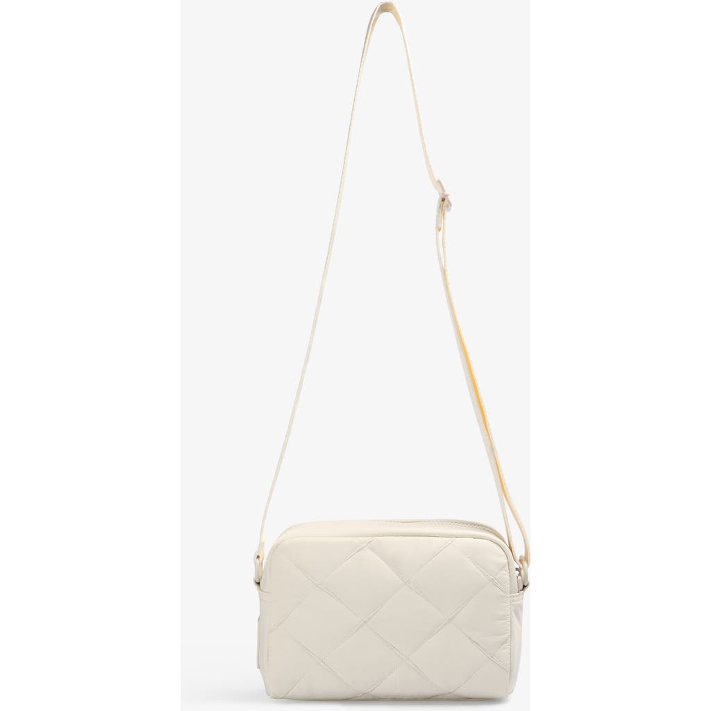 Scalpers Ny Quilted Fabric Bag In White