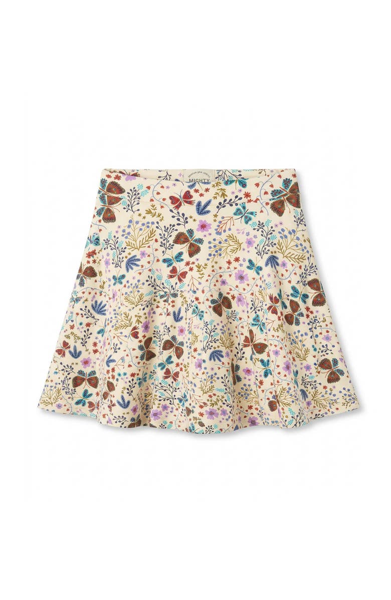 Mightly Organic Cotton Girls Pocket Skorts, Main, color, Botanical Floral