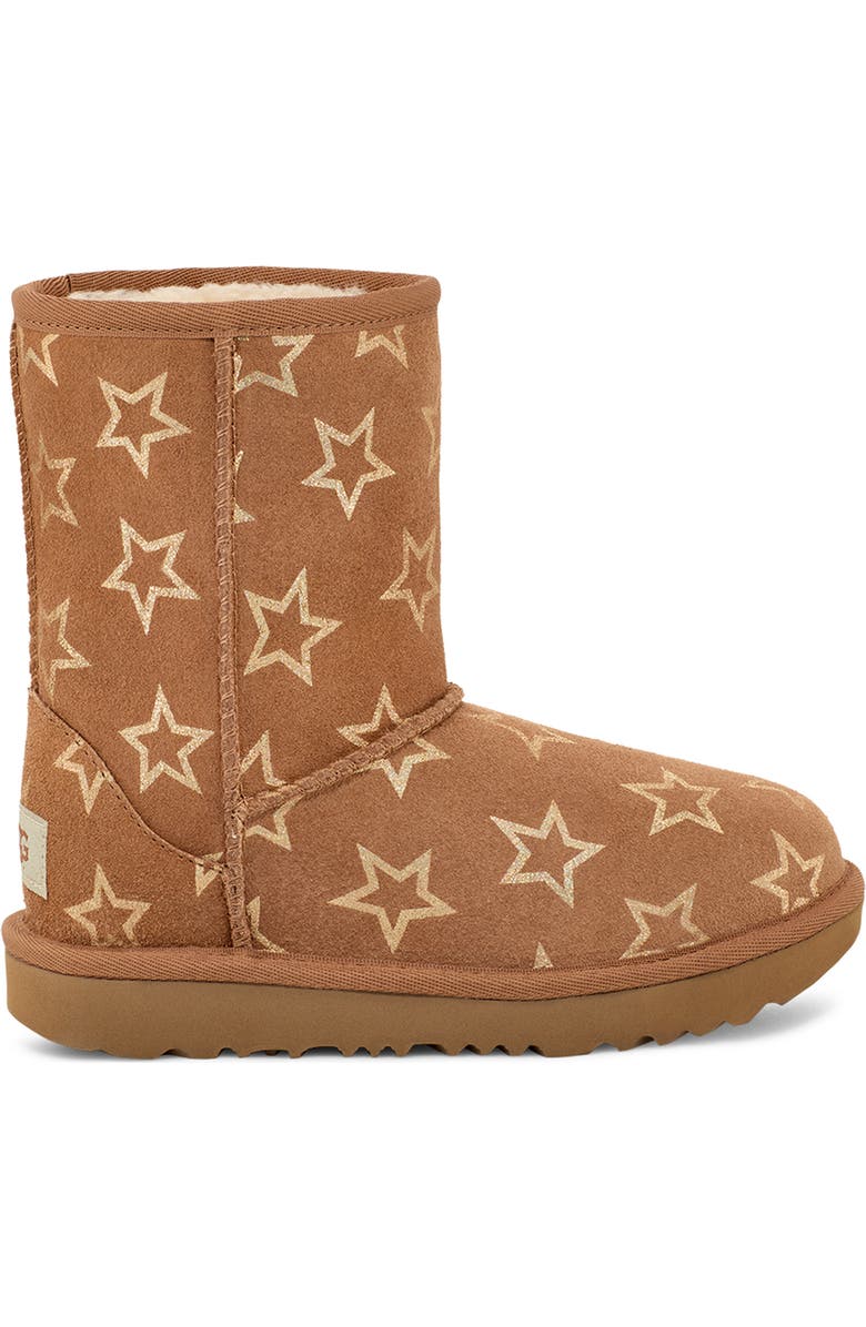 UGG<sup>®</sup> Kids' Classic II Iridescent Stars Boot, Alternate, color,