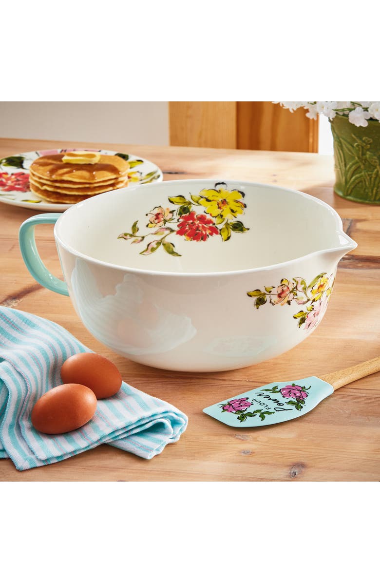 tag In Bloom 144oz Mixing Bowl Dishwasher Safe Kitchen Accessory, Alternate, color, Multicolored