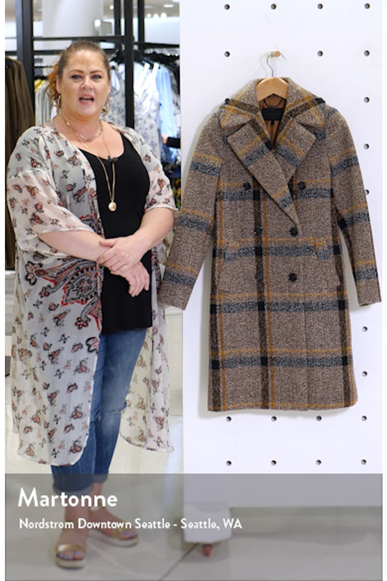 Plaid Double Breasted Coat video
