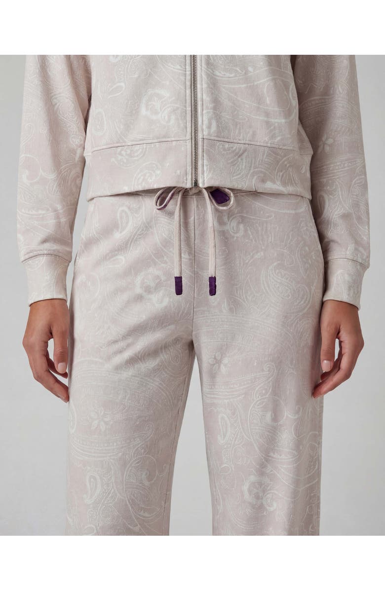 Lords of Harlech Paisley Explosion Womens Wide-Leg Pant, Alternate, color, Paisley Explosion Ivory