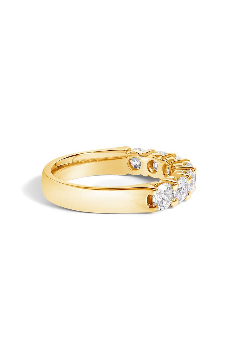 Haus of Brilliance 14K Gold 1 1/2 Ctw Diamond 7 Stone Band Ring, Alternate, color, Yellow Gold