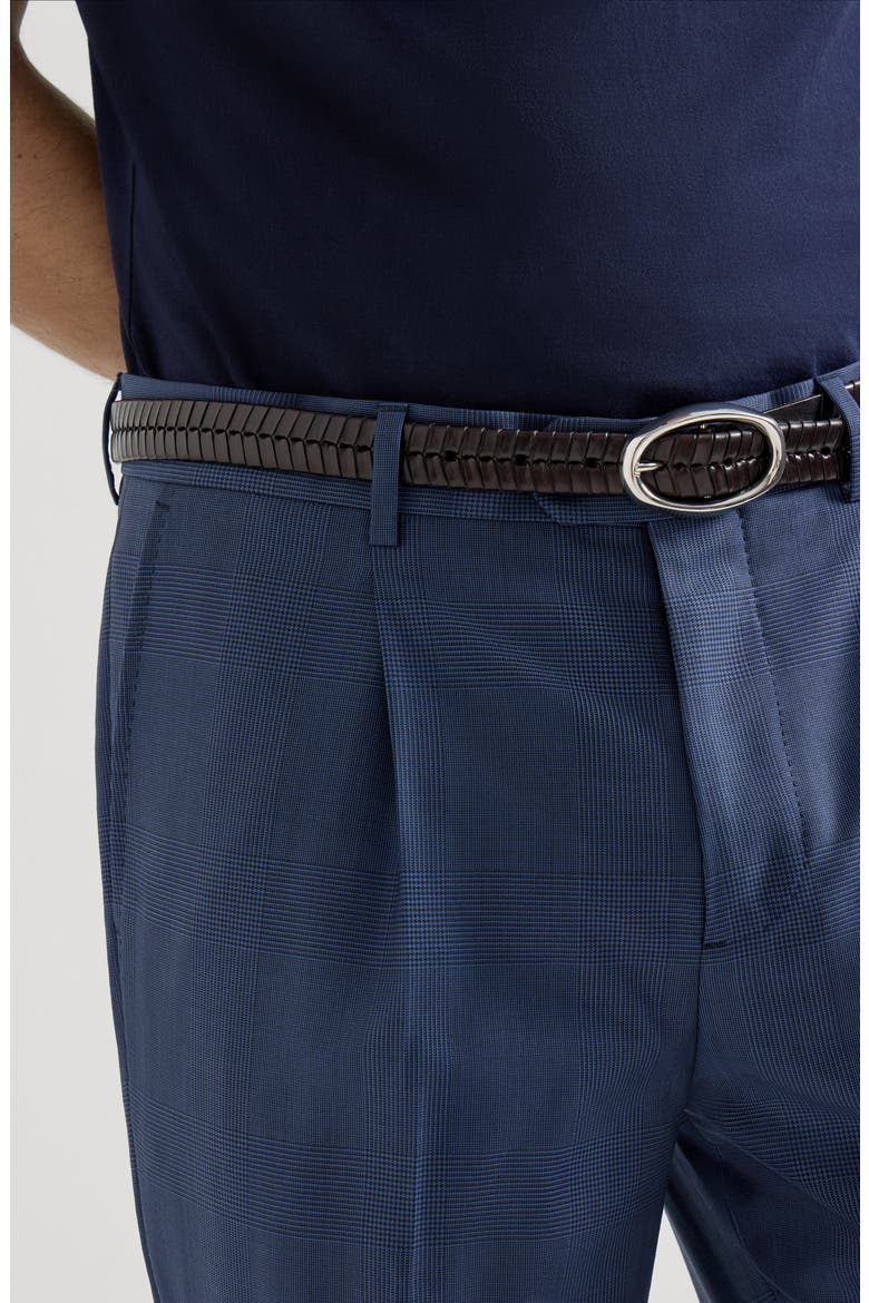 Prince of Wales trousers, Alternate, color, Blue