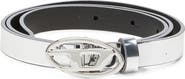DIESEL® Oval D Buckle Metallic Belt