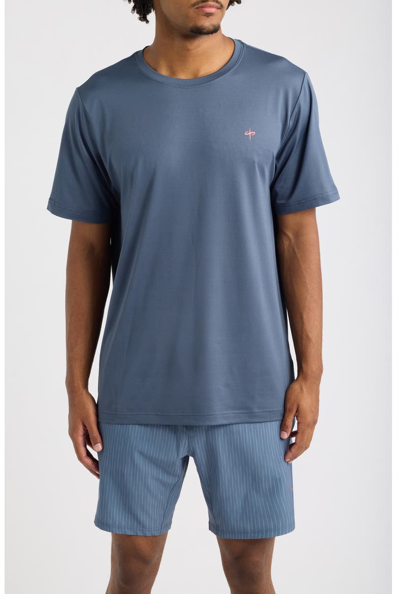 Runner Tech Performance T-Shirt, Main, color, NAVY