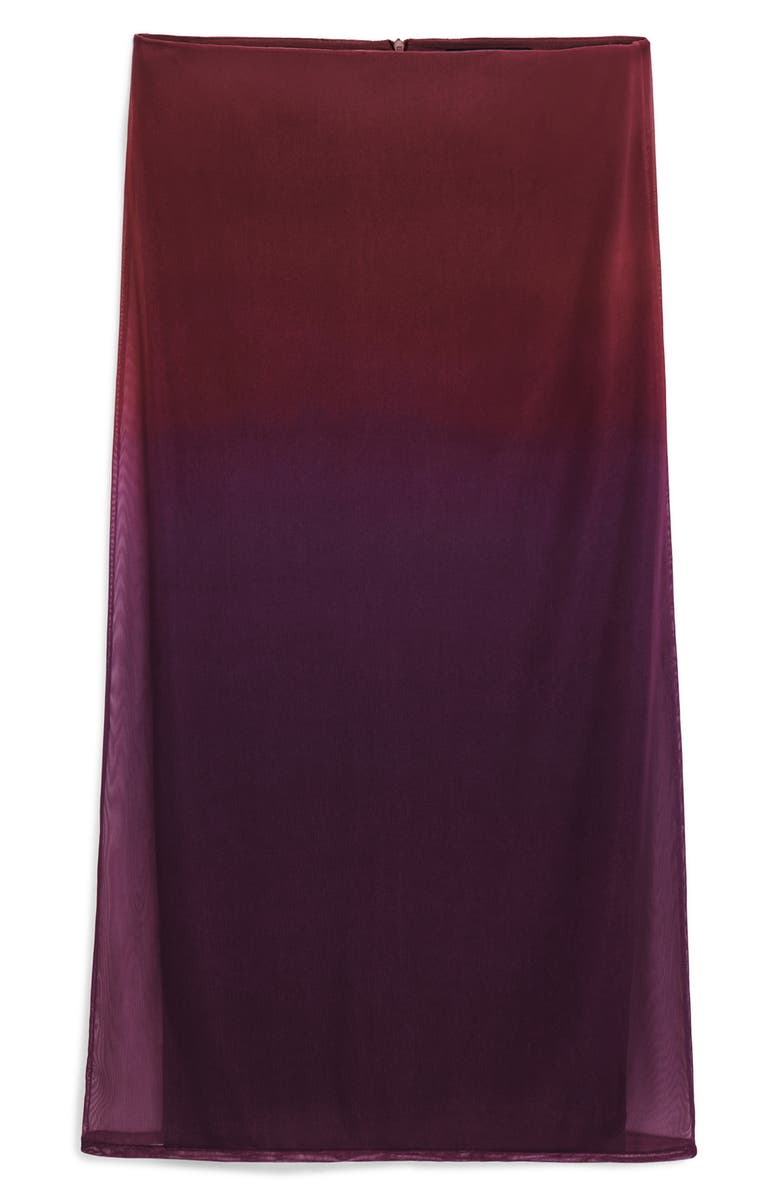 Desigual Ribbo Ombré Midi Skirt, Alternate, color,