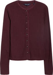 Veronica Beard Lira Picot Edge Cardigan