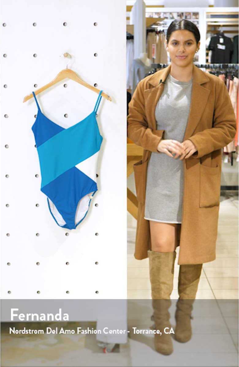 The Marina One-Piece Swimsuit, sales video thumbnail