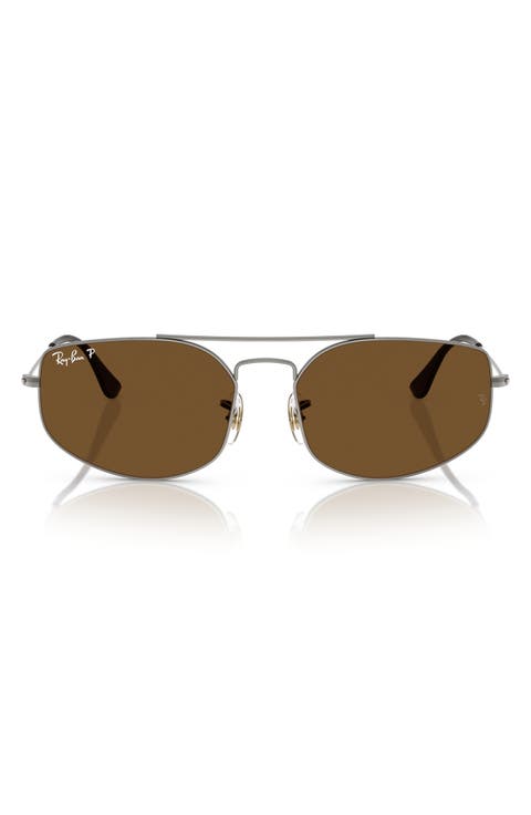 Explorer V 60mm Polarized Irregular Sunglasses