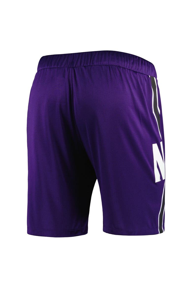 Men's Under Armour Purple Northwestern Wildcats Logo Replica Basketball Shorts, Alternate, color, Purple