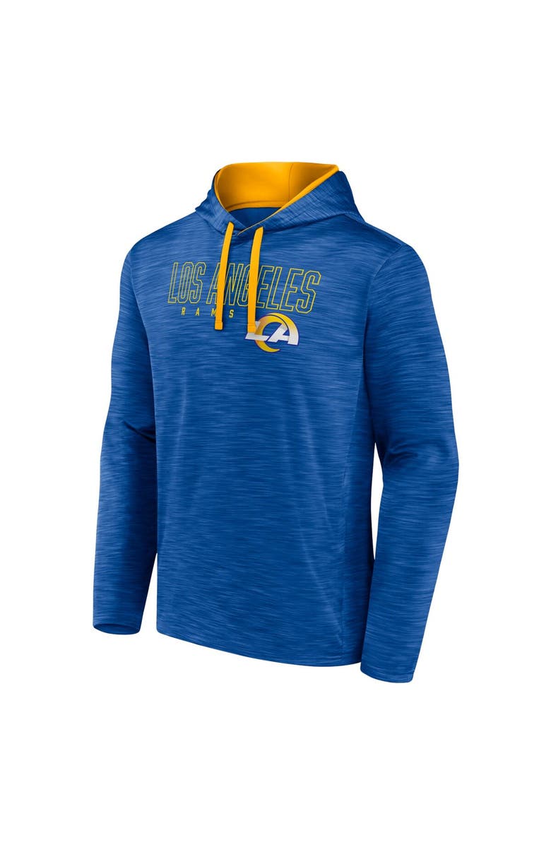 FANATICS Men's Fanatics Branded Heather Royal Los Angeles Rams Hook and Ladder Pullover Hoodie, Alternate, color, Heather Royal