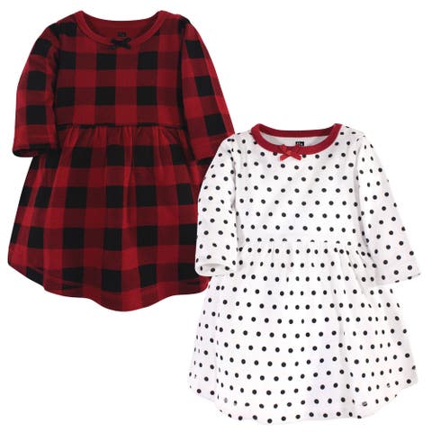 Double Pack of Long-Sleeve Dress (Toddler, Little Kid & Big Kid)