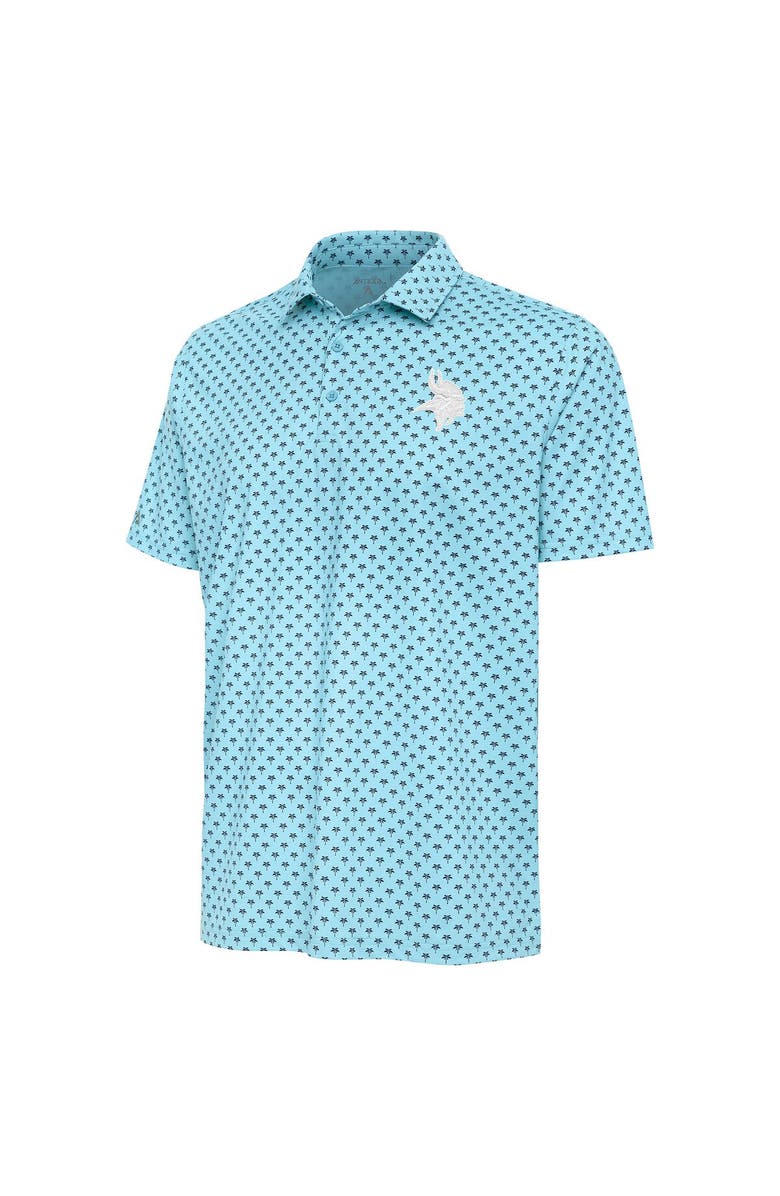 ANTIGUA Men's Antigua Powder Blue Minnesota Vikings Kona Polo, Alternate, color, 