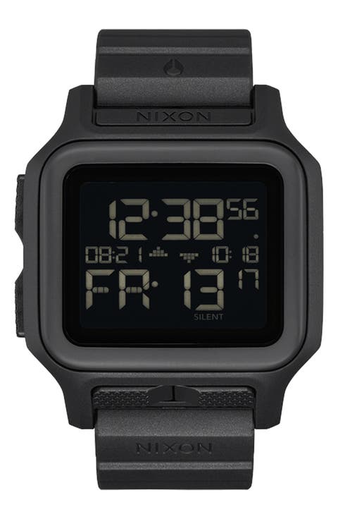 Regulus MK-1 Digital Rubber Strap Watch, 44.5mm