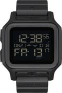 Nixon Regulus MK-1 Digital Rubber Strap Watch, 44.5mm