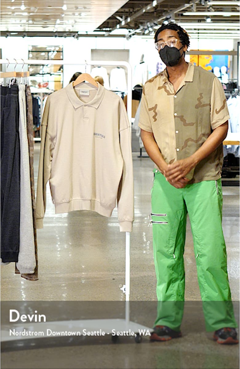 Cotton Jersey Long Sleeve Polo, sales video thumbnail