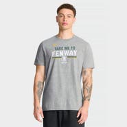 Nike Men's Nike Heather Gray Boston Red Sox City Connect Stacked T-Shirt Stacked Team Phrase T-Shirt