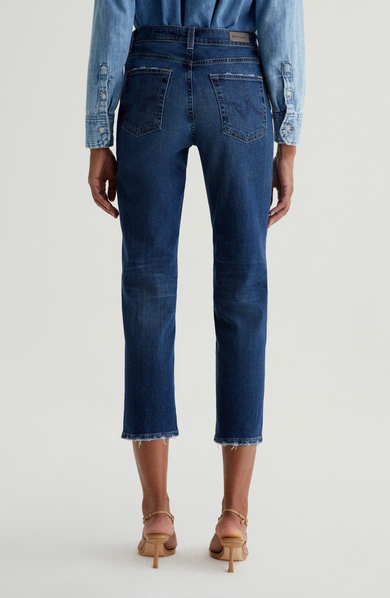 AG Brinley Mid Rise Straight Crop Jeans, Alternate, color, 7 Years La Jolla