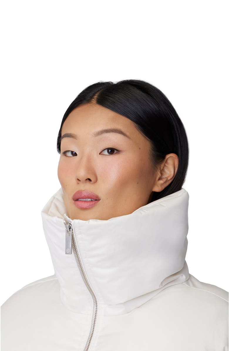 Quartz Co. GISELE SHORT | Down Puffer Jacket, Alternate, color, Ivory