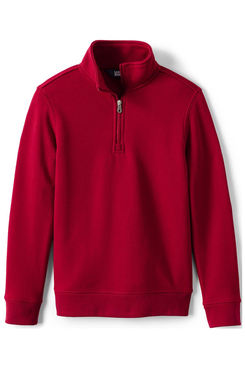 Kids Quarter Zip Sweatshirt, Alternate, color, Red