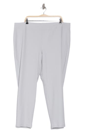 Eileen Fisher Slim Ankle Pants In Nimbus