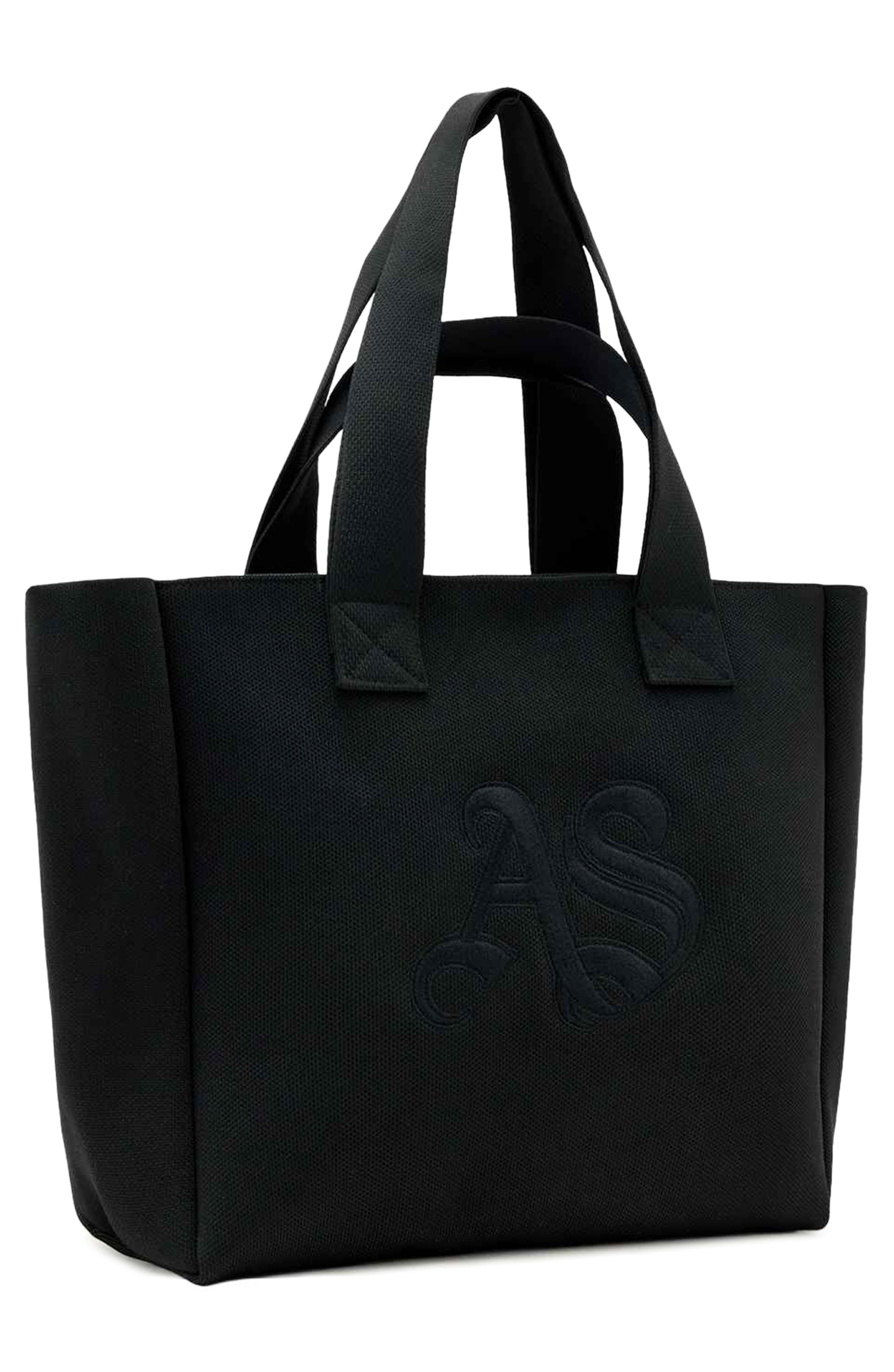 AllSaints Izzy Medium Tote Bag, Alternate, color, Black