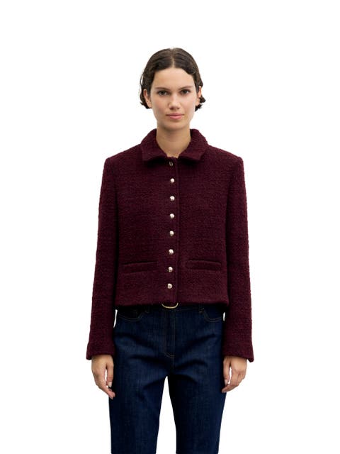 Cropped Long Sleeve Jacket