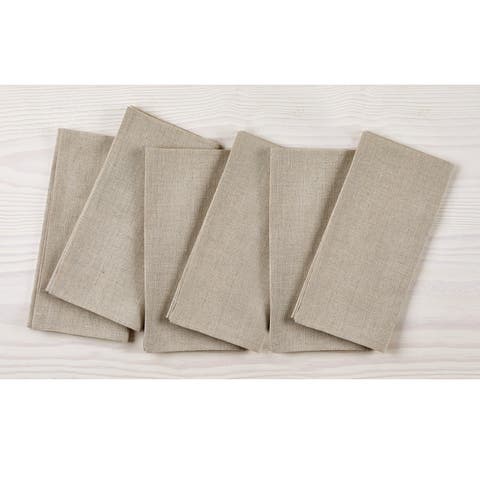 Linen Dinner Napkins - Fete - Set of 6, 20" x 20"