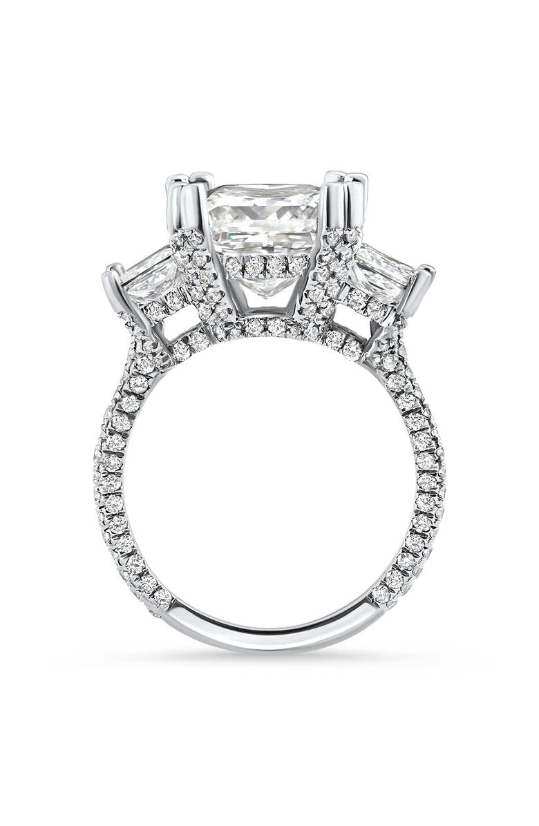 Bliss Diamond Certified 5.10Ct Princess Cut Diamond Engagement Ring 14k Gold Lab Grown, Alternate, color, 
