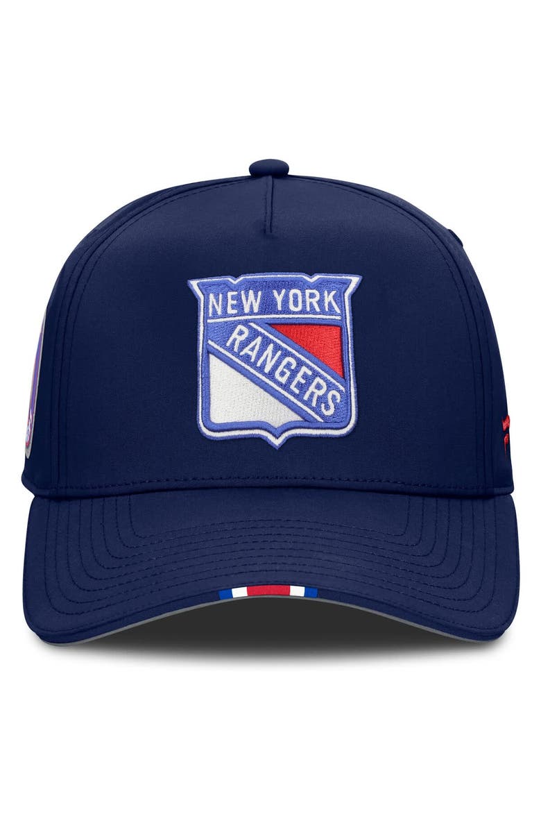 FANATICS Men's Fanatics Navy New York Rangers 2025 NHL Draft Authentic Pro On-Stage Podium A-Frame Adjustable Hat, Alternate, color, Navy