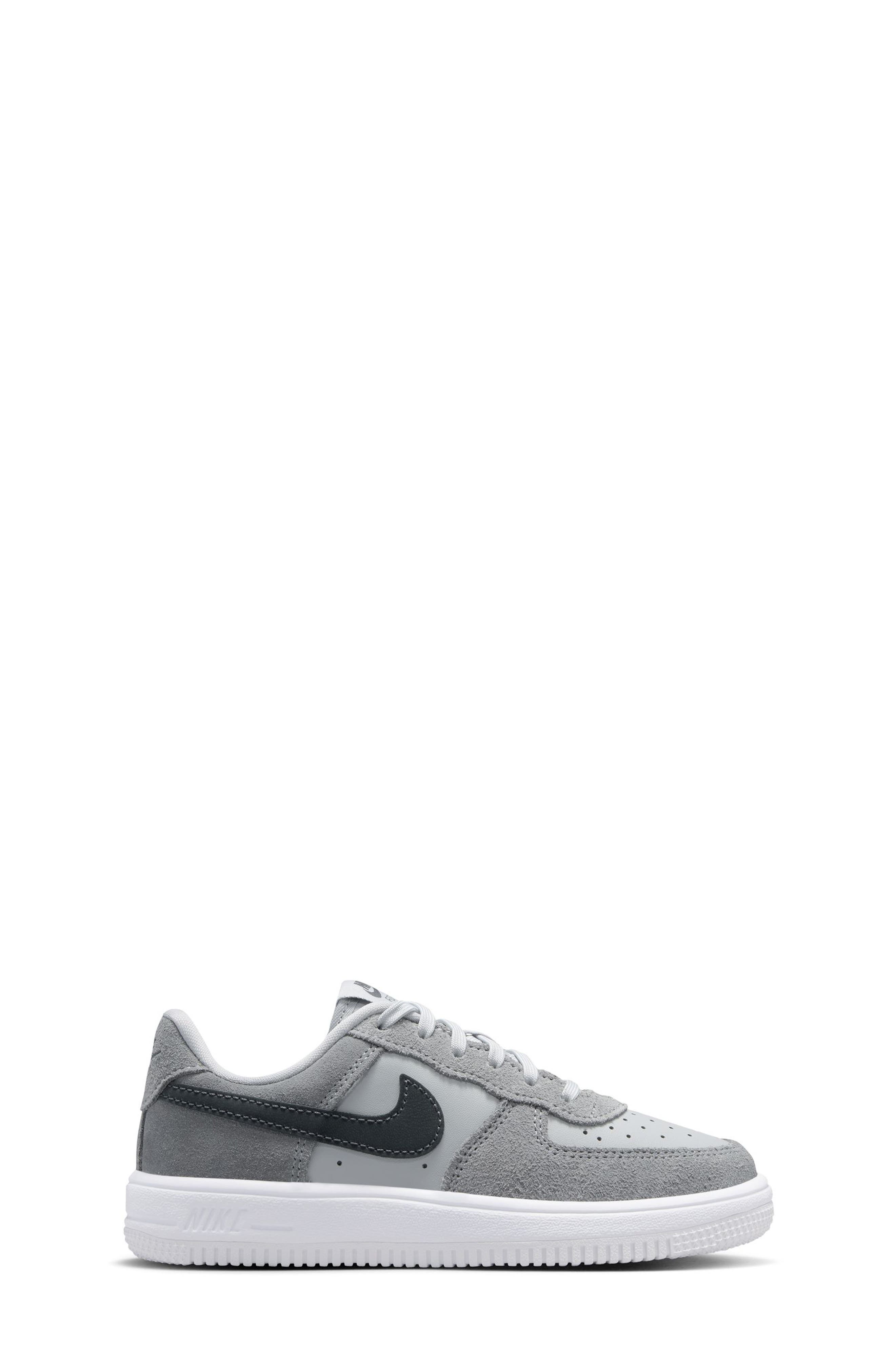 Nike Kids' Force 1 Low Essential Basketball Sneaker, Alternate, color, Light Grey/ Dark Grey/ Grey