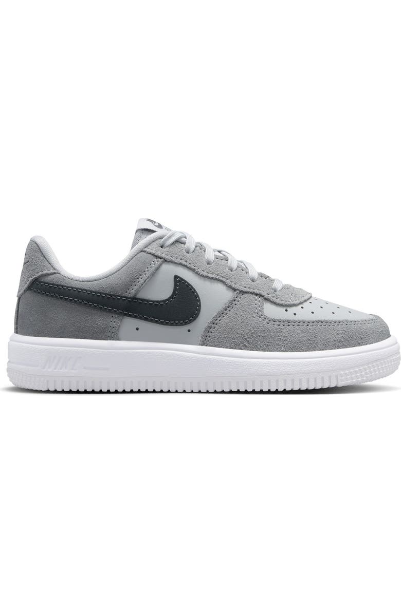 Nike Kids' Force 1 Low Essential Basketball Sneaker, Alternate, color, Light Grey/ Dark Grey/ Grey