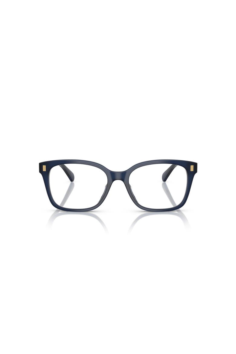 55mm Rectangle optical glasses, Alternate, color, Blue