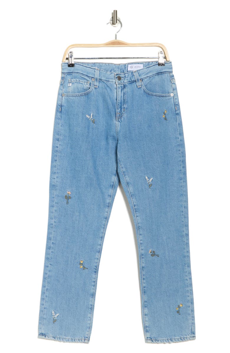 AG Ex-Boyfriend Slouchy Slim Jeans, Alternate, color, Eb Super Bloom Flower Child