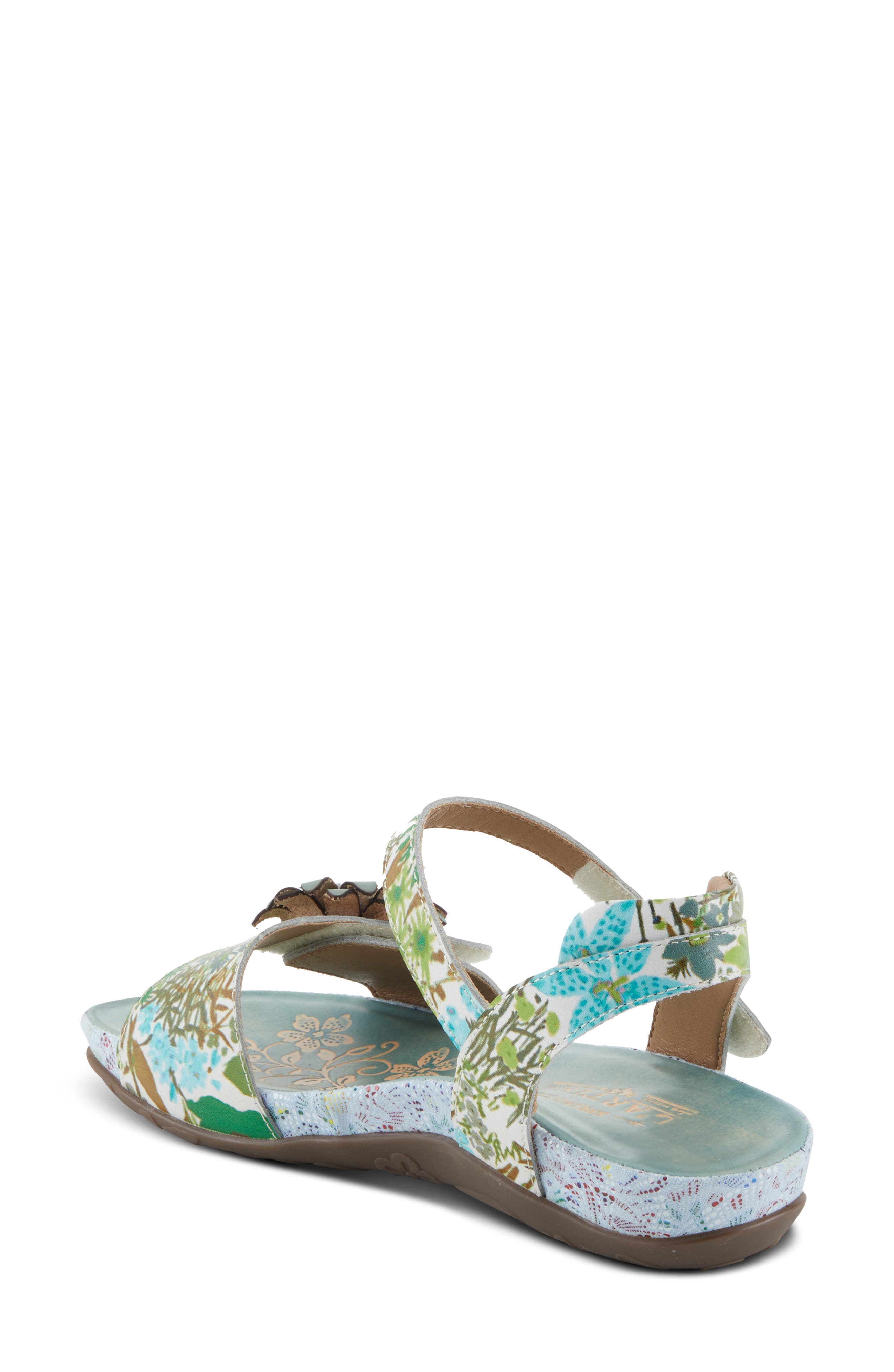 L
Artiste by Spring Step Gladystee Sandal, Alternate, color, Teal Multi