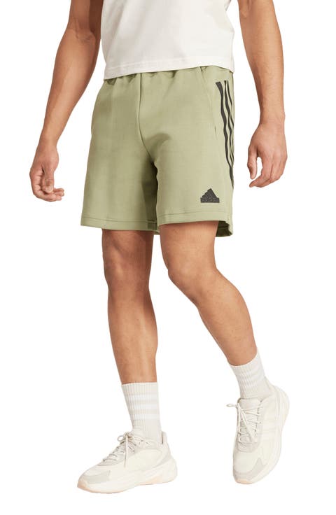 Future Icons 3-Stripes Interlock Knit Sweat Shorts