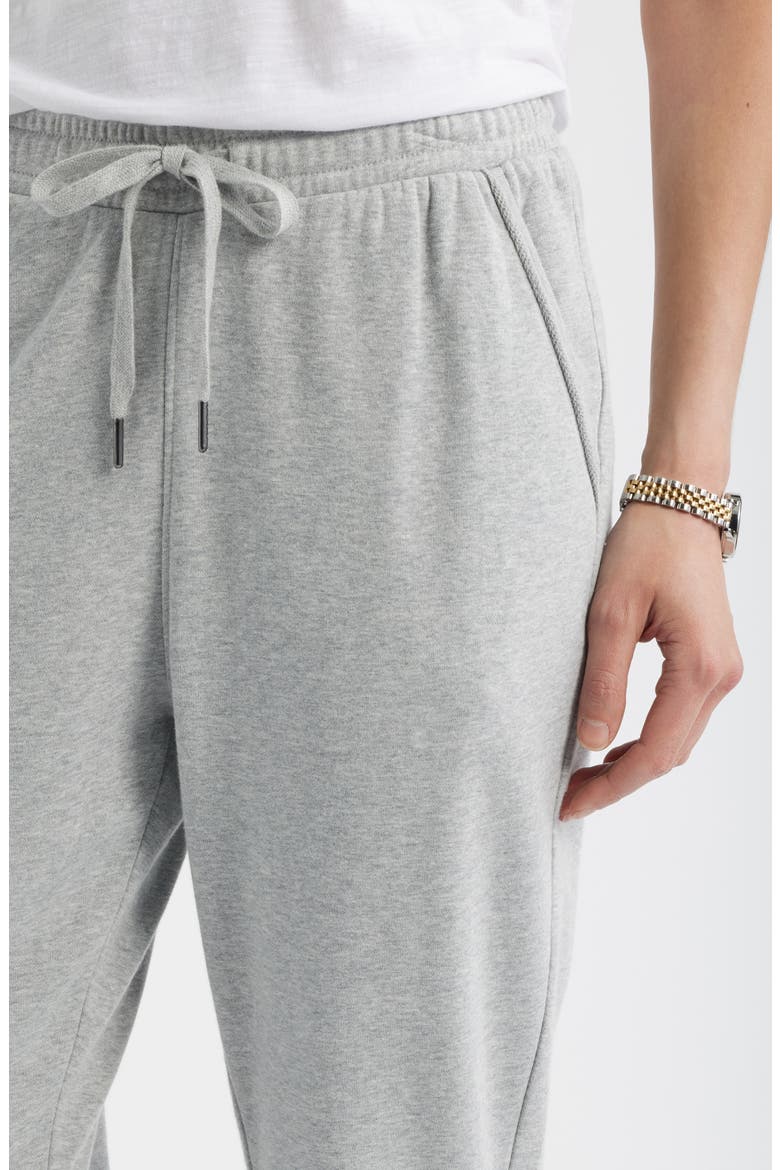 Drawstring Terry Pants, Alternate, color, GREY HEATHER