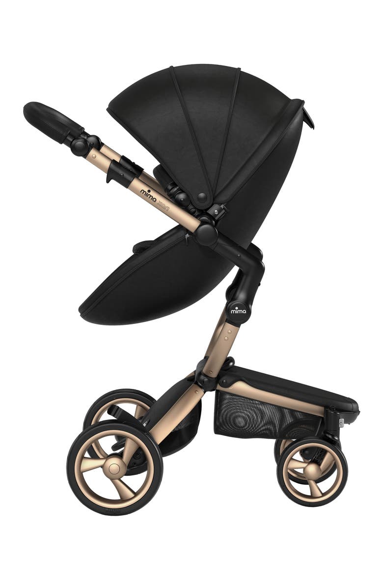 mima Xari 2020 Champagne Chassis Stroller with Reversible Reclining Seat & Carrycot, Alternate, color, 