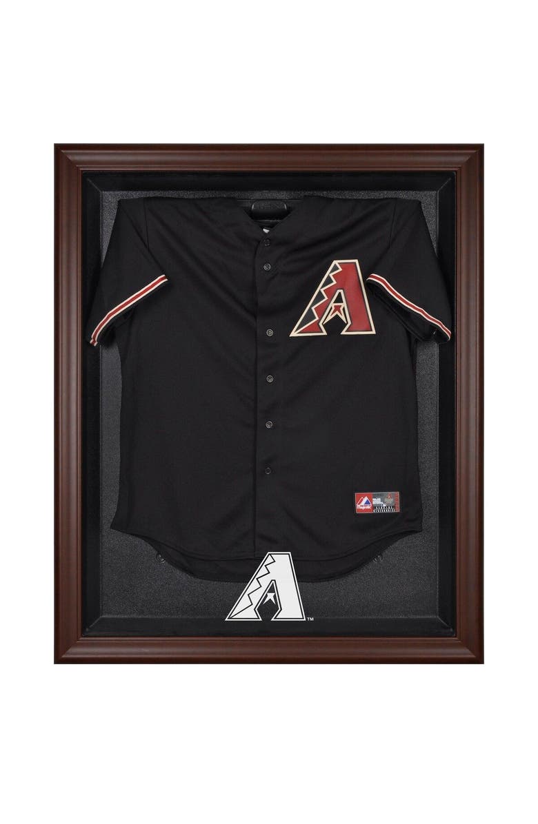 FANATICS AUTHENTIC Arizona Diamondbacks Brown Framed Logo Jersey Display Case, Main, color, 