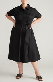 Universal Standard City Poplin Maxi Shirtdress