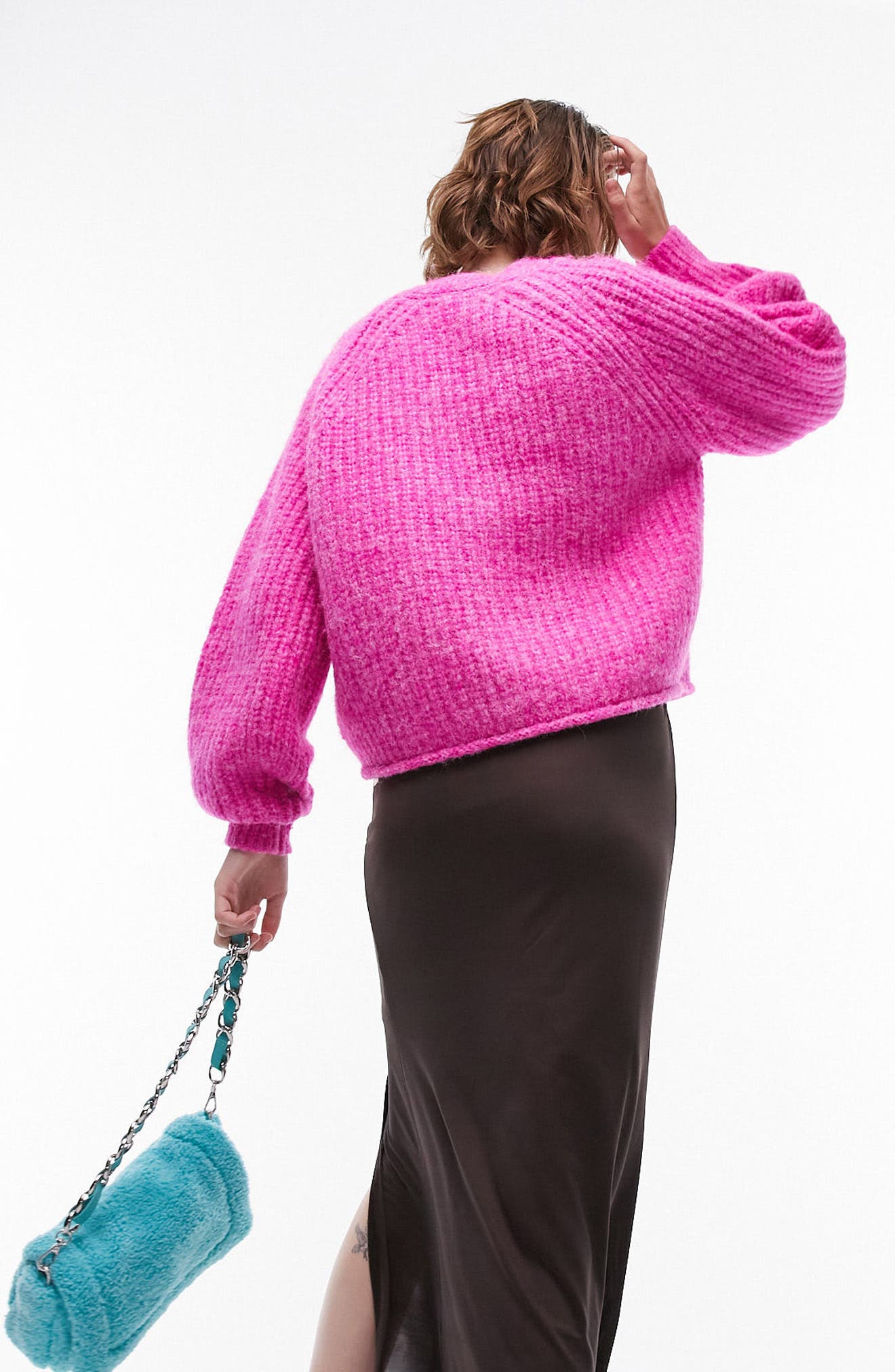 Rolled Hem Cardigan - image 2