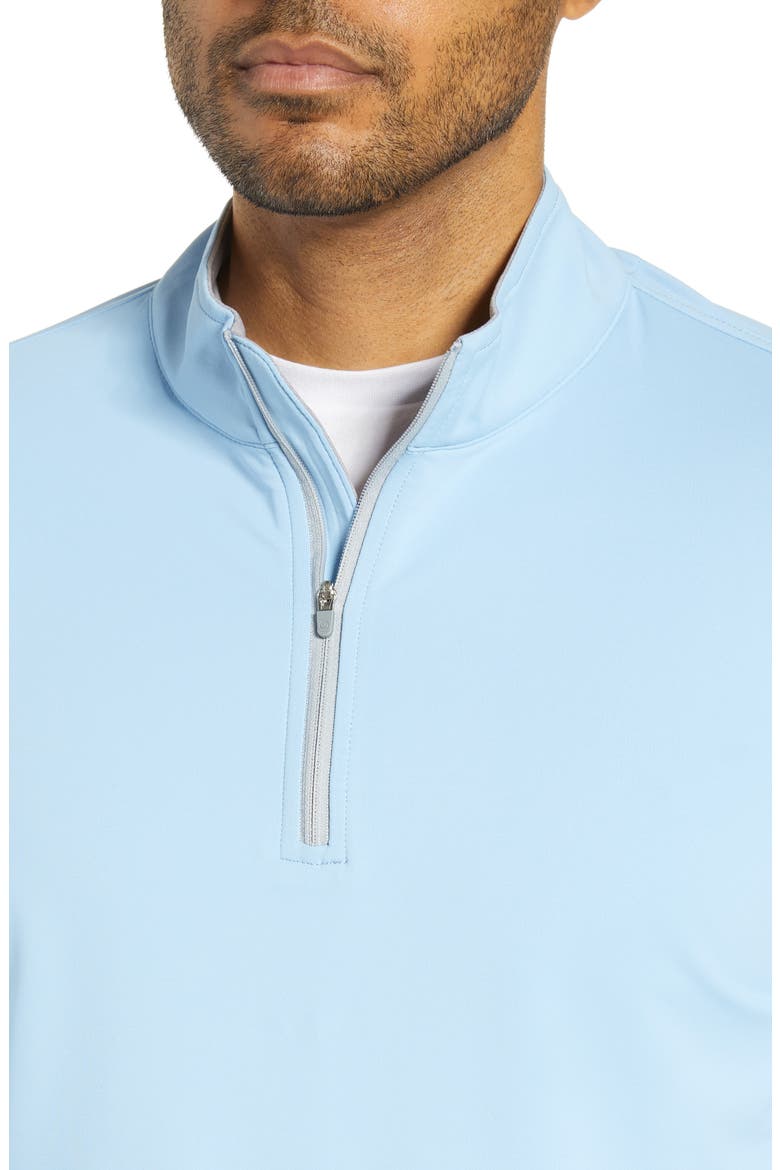 Perth Performance Quarter Zip Sweatshirt, Alternate, color, COTTAGE BLUE