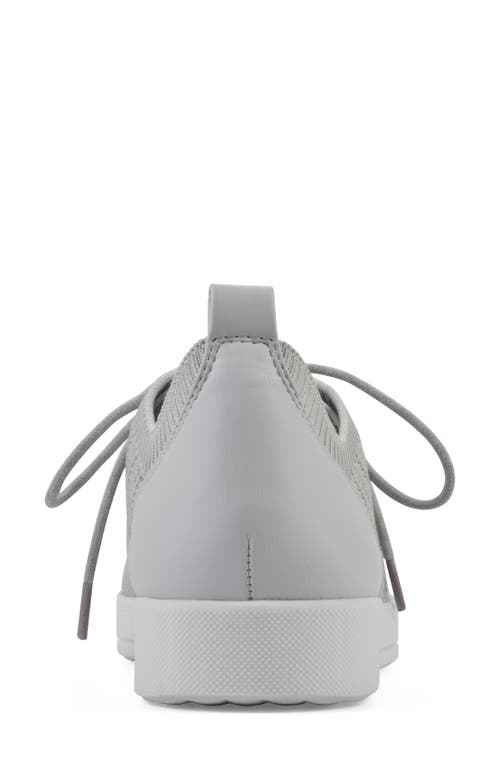 White Mountain Footwear Upscale Knit Sneaker In Light Grey Fabric