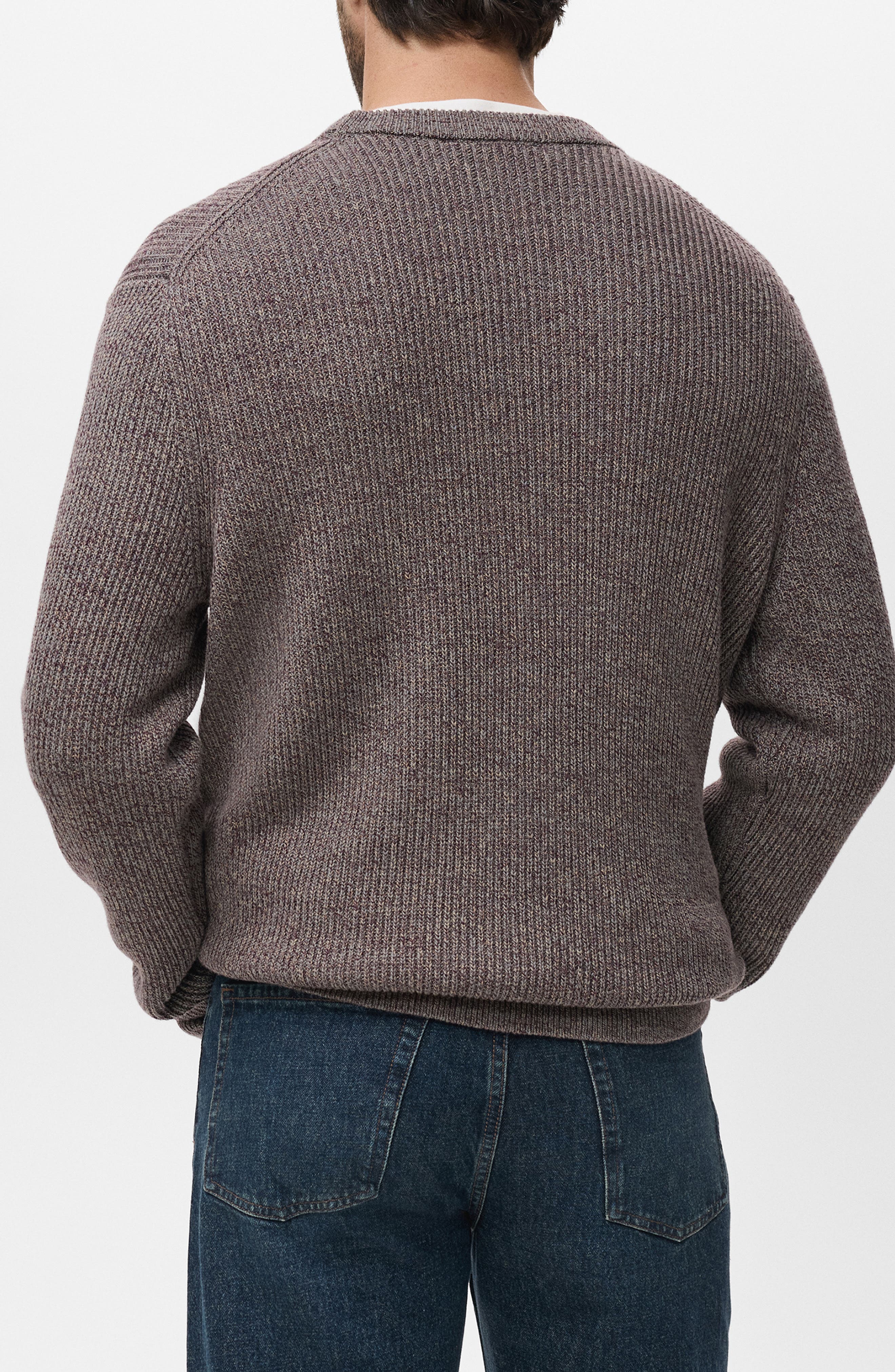 Marled Cotton Crewneck Sweater - image 2