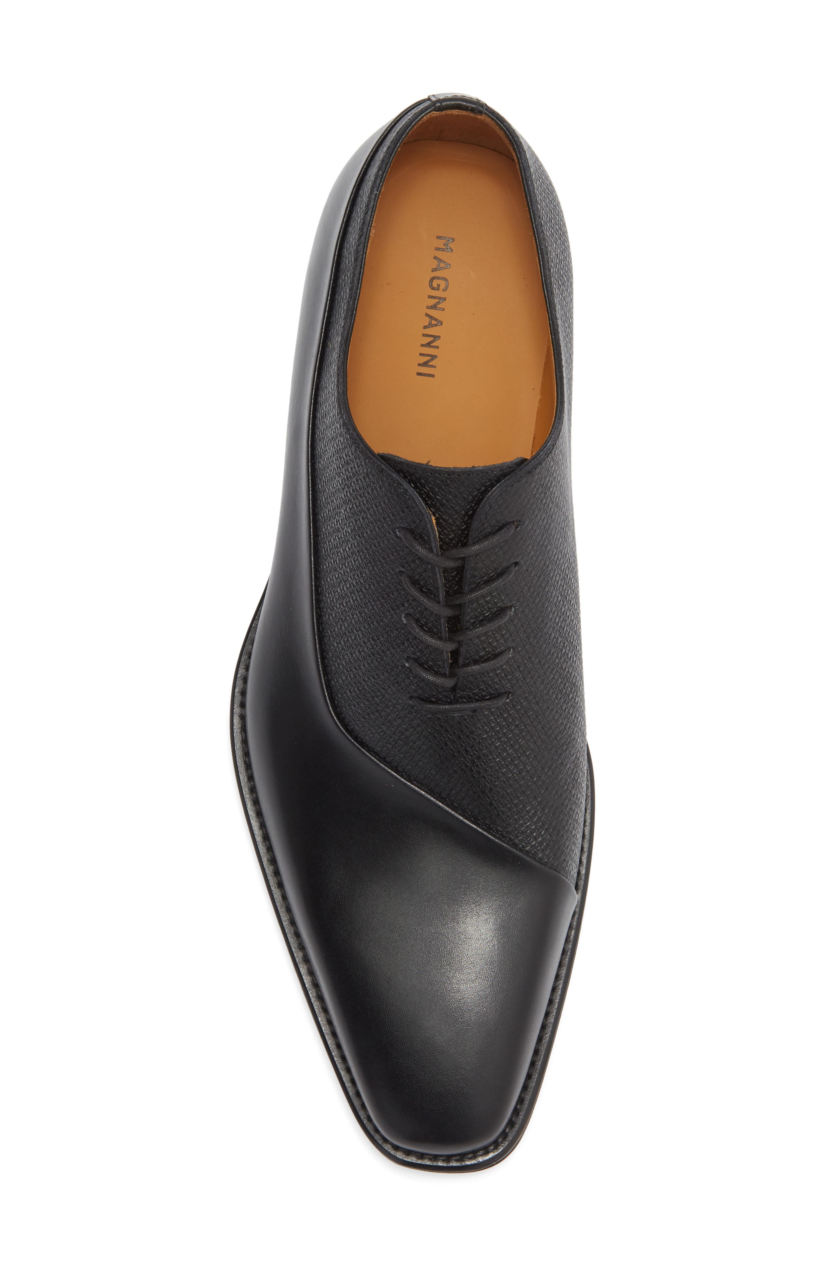 Vaughan Water Resistant Plain Toe Oxford, Alternate, color, BLACK