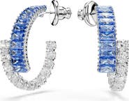 Swarovski Matrix Hoop Earrings