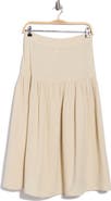 Caslon® Cotton Gauze Tiered Midi Skirt