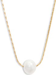 Nordstrom Demi Fine Freshwater Pearl Pendant Necklace