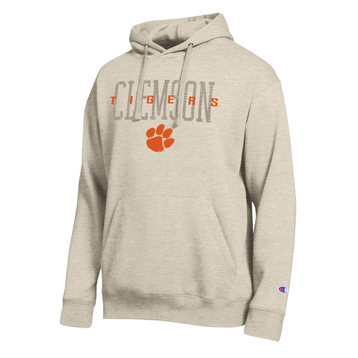 Champion Men's Champion Oatmeal Clemson Tigers All-Star Neutral Stack ...